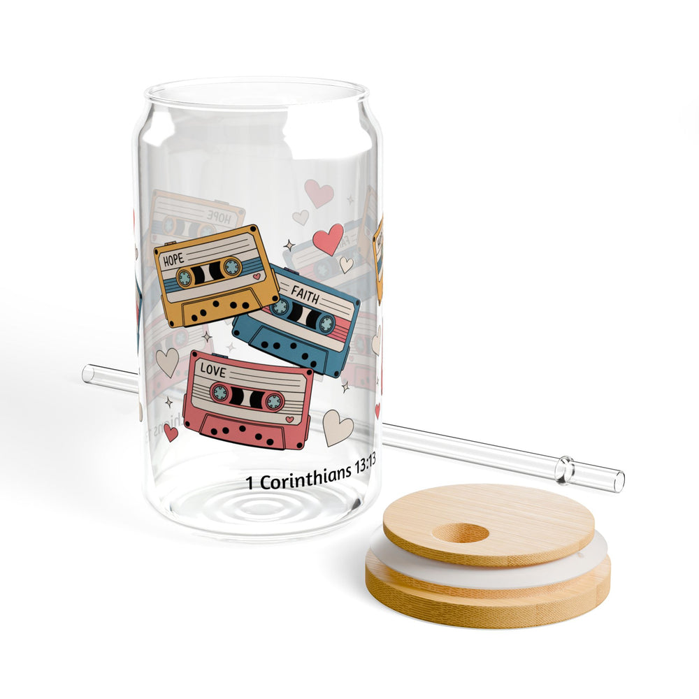Hope, Faith, Love Glass, 16oz