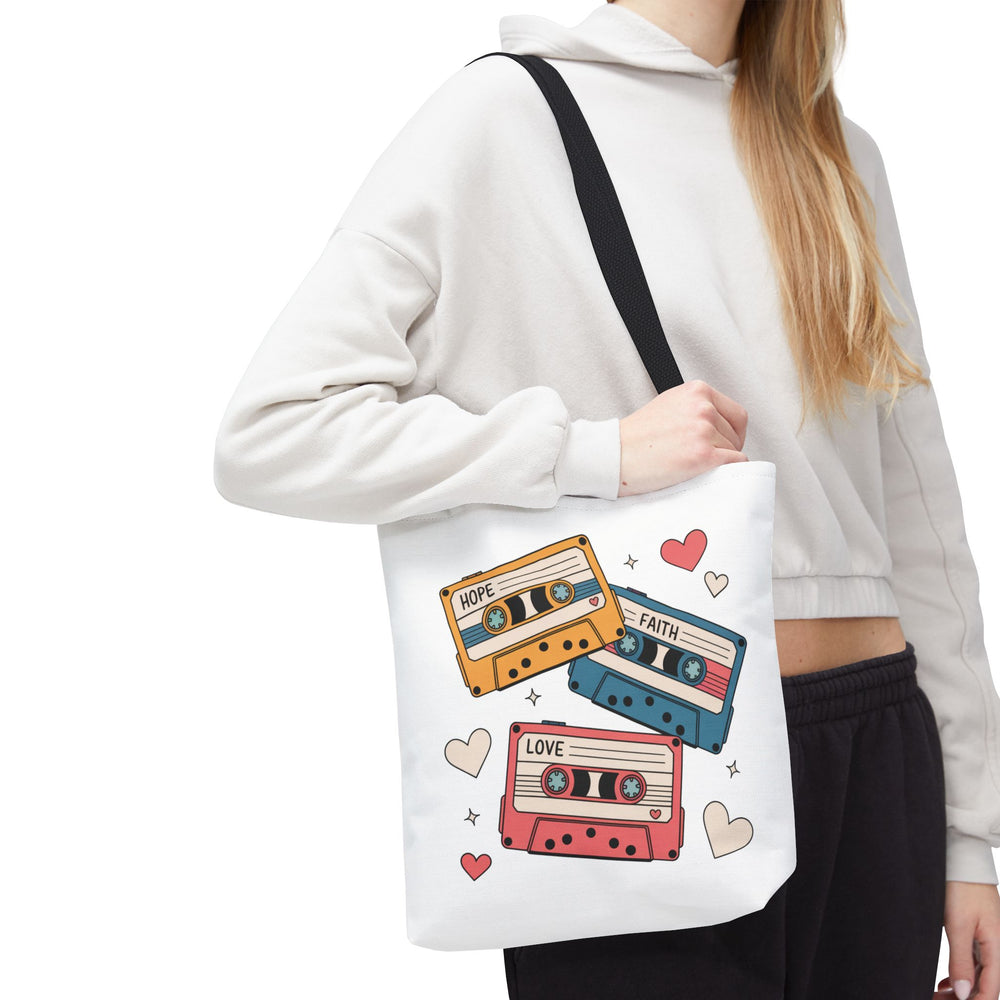 Hope, Faith, Love Tote Bag