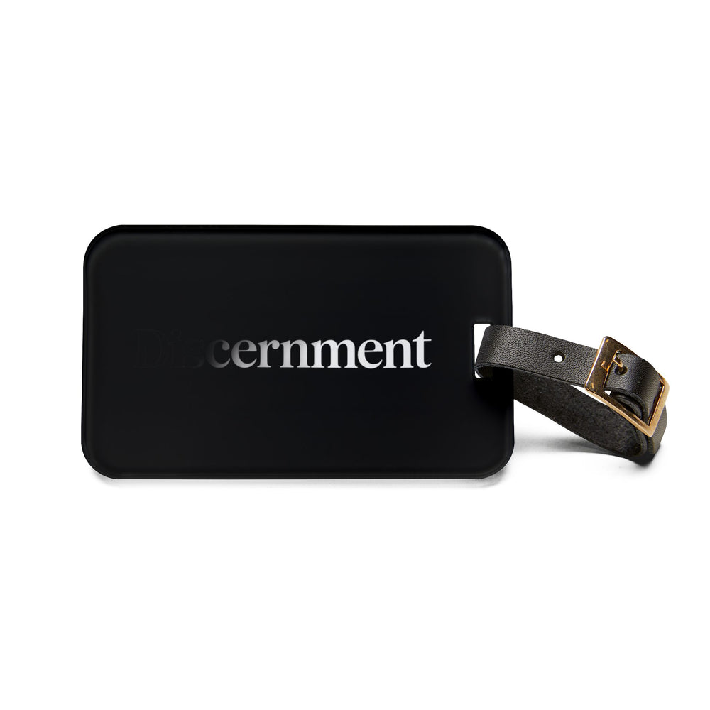 Discernment Christian Luggage Tag